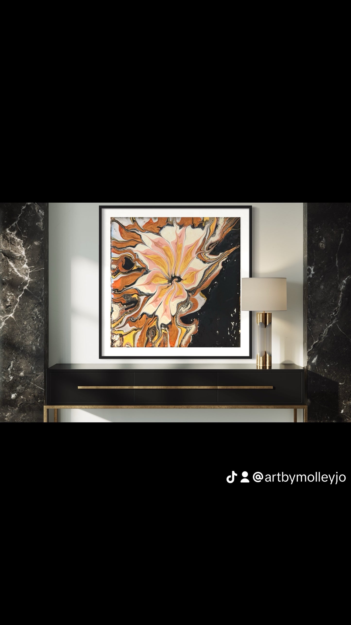 Abstract orchid