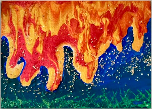 It’s raining lava