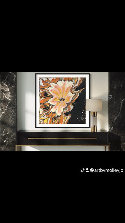 Abstract orchid